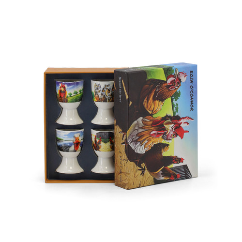 EOC Beyond The Heard Set of 4 Egg Cups EOC Beyond The Heard Set of 4 Egg Cups
