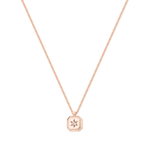 Tc Compass Star Pendant Rose Gold Tc Compass Star Pendant Rose Gold
