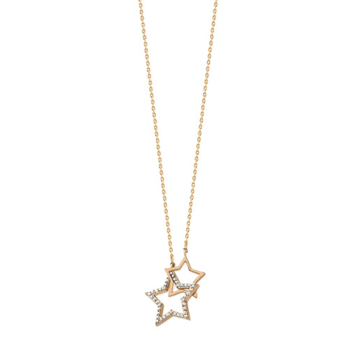 Star Interlocking Pendant Gold