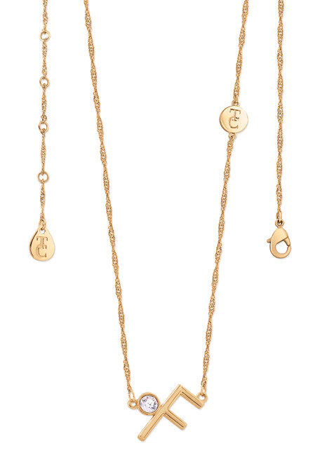 TC Letter "F" Pendant - Gold
