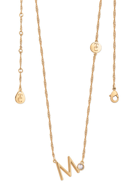 TC Letter "M" Pendant - Gold