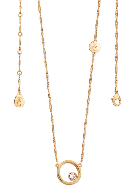 TC Letter "O" Pendant - Gold