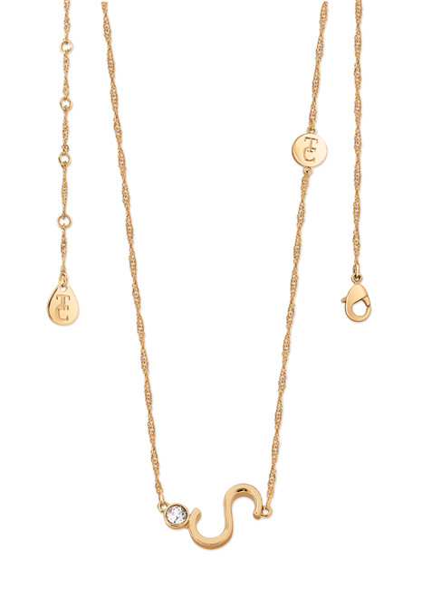 TC Letter "S" Pendant - Gold