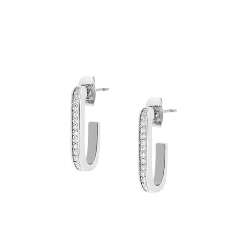 Tc J Earrings Silver Tc J Earrings Silver