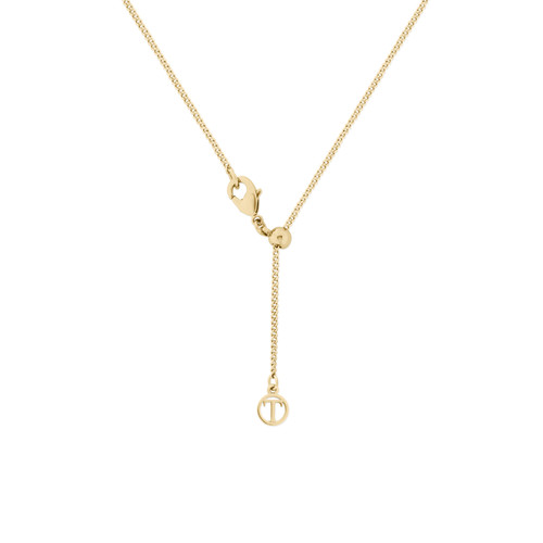 Feather Pendant Inset With Cz Gold Feather Pendant Inset With Cz Gold