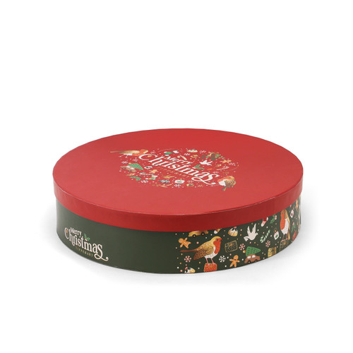 Christmas Robins S/6 Hatbox Mugs Christmas Robins S/6 Hatbox Mugs