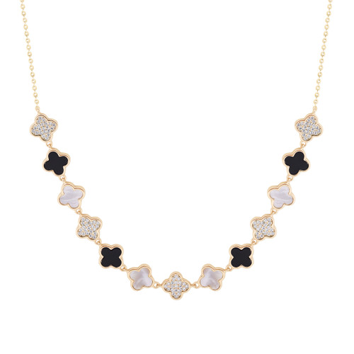 Tc Fleur Collection 13 Fleur Necklace Gold - New Spring 2026