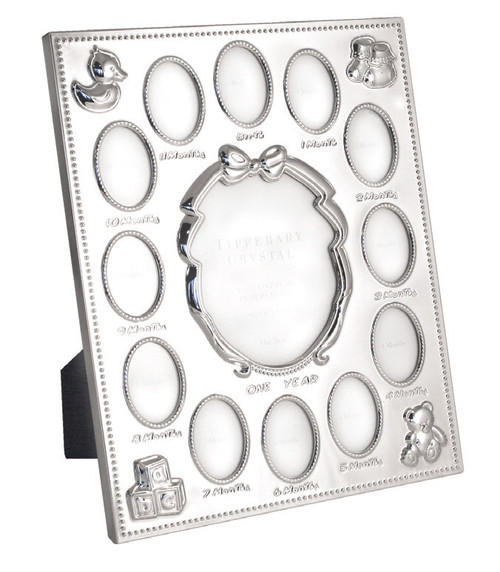 Baby's First Year Silver Plated Frame 8 Inch x 10 Inch Baby's First Year Silver Plated Frame 8 Inch x 10 Inch