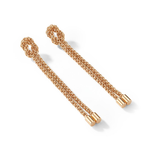 TC Love Knot - Chain Knot Earrings Gold