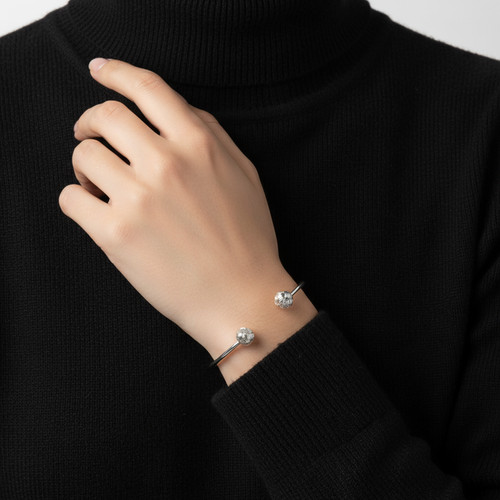 TC Love Knot - Knot Ball Bracelet Silver