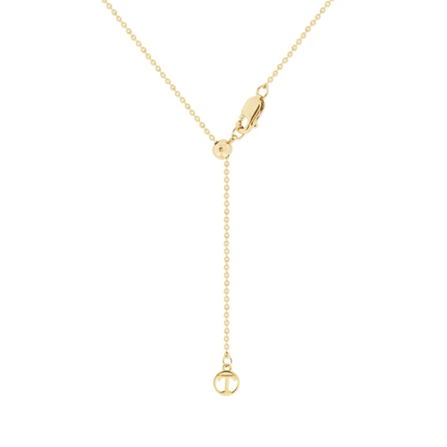 Tc Under The Sea - Pave Whale Tail Pendant Gold