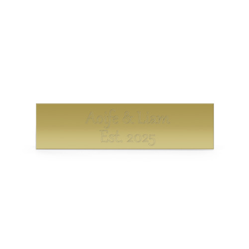 Brass Plaque For Engraving ( Medium)