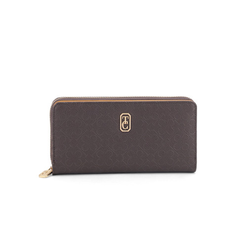 TC Monogram Wallet - Mocha
