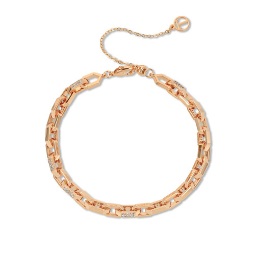TC Cubic Chain & Cz Bracelet Gold