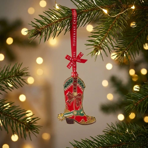 Sparkle Cowboy Boot Decoration