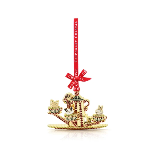 NEW Funfair Christmas Decoration - Teacup Carousel