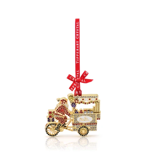 NEW Funfair Christmas Decoration - Santa Ice-Cream Cart