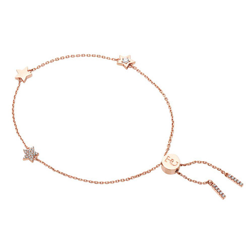 Stars Rose Gold Bolo Chain Bracelet