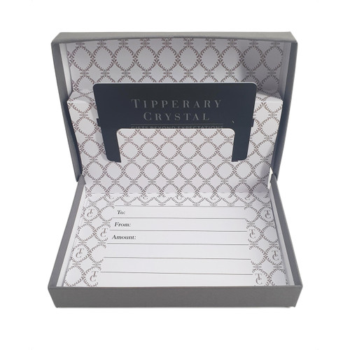 Tipperary Crystal Gift Card Open Box Tipperary Crystal Gift Card Open Box