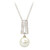 Pearl Pendant With Silver CZ