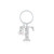 Tipperary Crystal Pearl & Diamond Letter "T" Keyring