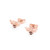 BEE ROSE GOLD STUD EARRINGS