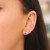 BEE YELLOW GOLD BALL STUD EARRINGS