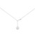 ROMI MINI DISC CHAIN NECKLACE SILVER