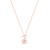 T-BAR PENDANT ROSE GOLD WITH DISC - NEW AUTUMN 2023