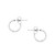 TC MINI HOOP EARRING SILVER