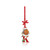 Alphabet Robin Christmas Decoration - K