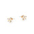 TC EARRINGS STAR BURST CZ & GOLD - NEW 2024