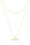 T-BAR PENDANT GOLD