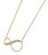 8 SHAPE INFINITY PENDANT GOLD
