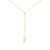 Angel Wing Heart Pendant Gold