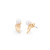 Angel Wing Pearl Earrings Gold - New 2024