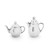 Silver Tea & Coffee Pot Salt & Pepper Shaker - NEW 2025