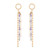TC Bead - Violet Drop Earrings