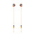 TC Bead - Turquoise Chain Earrings