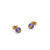 TC Bead - Stud Earrings Violet