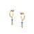 TC Bead - Mini Hoop Earrings Turquoise