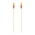 TC Bead - Ruby Long Earrings