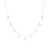 Nine Butterflies Necklace Silver