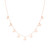 Nine Butterflies Necklace Rose Gold