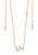 TC Letter "M" Pendant - Gold