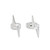 Tc Lightning - Stud Earrings Silver