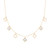 Tc Fleur Collection 7 Fleur Necklace Gold