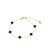Tc Fleur Collection 5 Black Onyx Fleur Bracelet Gold
