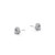 TC Love Knot - Pave Knot Earrings Silver