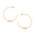 TC Love Knot - Hoop Earrings Gold